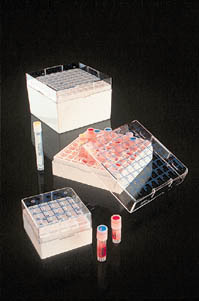 Ultra Low Temp Cryogenic Polycarbonate Freezer Boxes, 81 Place, 5/PK