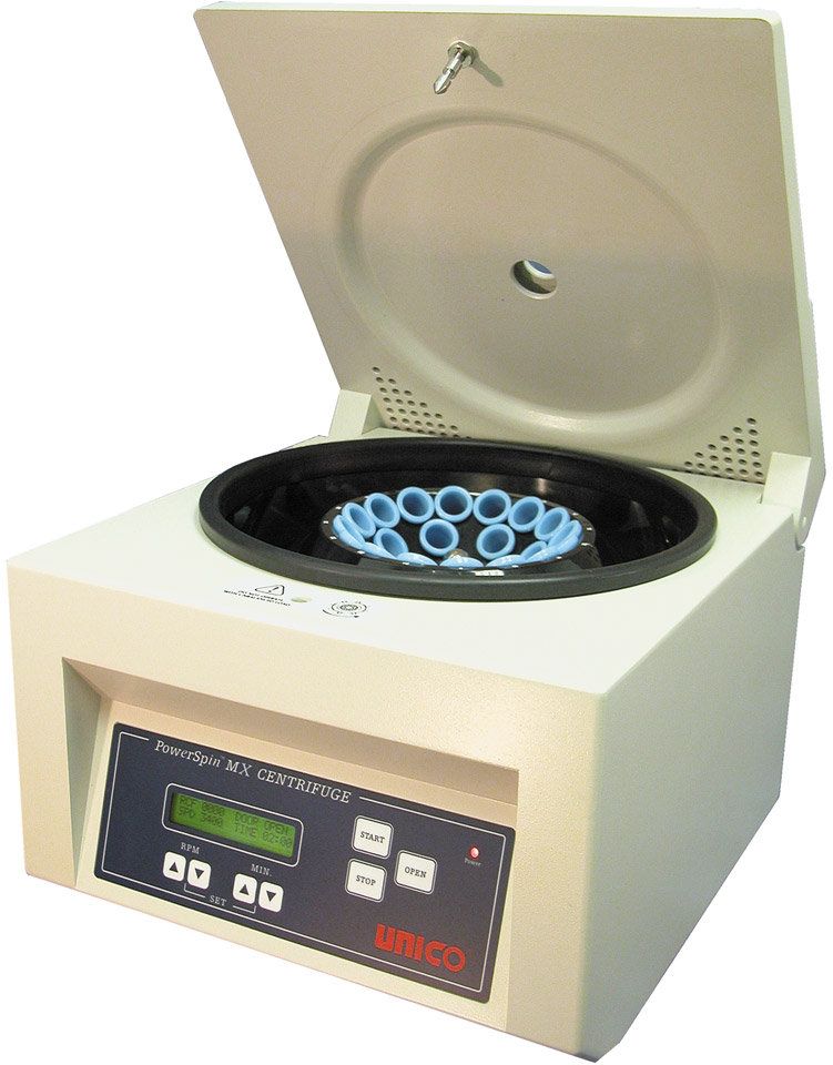 UNICO PowerSpin MX Centrifuge Model C8624, 24 Places, 115V, w/ 24 Place